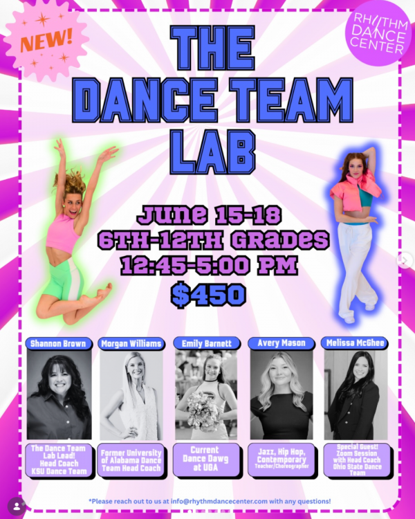 We are SO EXCITED for The Dance Team Lab at Rhythm!! Check out our amazing staff! There's still space and ALL dancers 6th grade & up are welcome!!